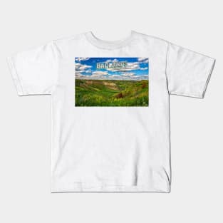 North Dakota Badlands Kids T-Shirt